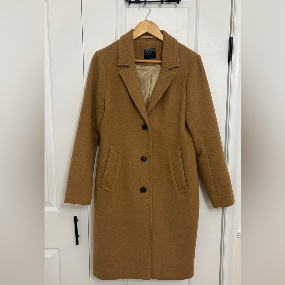 Abercrombie & Fitch dad wool coat